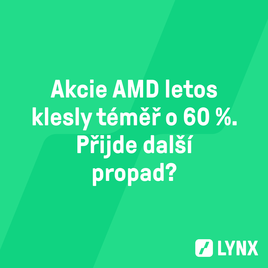 Akcie AMD letos klesly téměř 60 %. Přijde další propad?