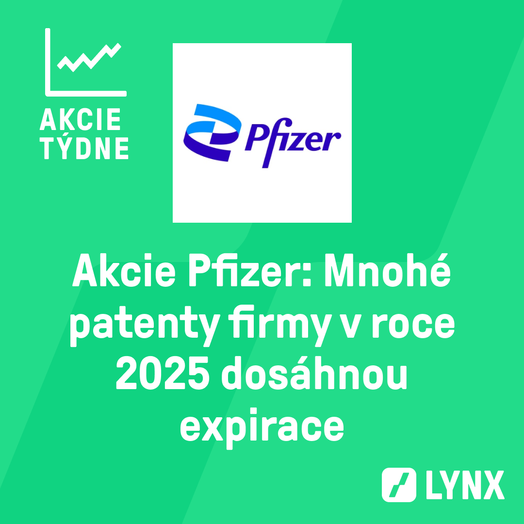 Akcie Pfizer: Mnohé patenty firmy v roce 2025 dosáhnou expirace