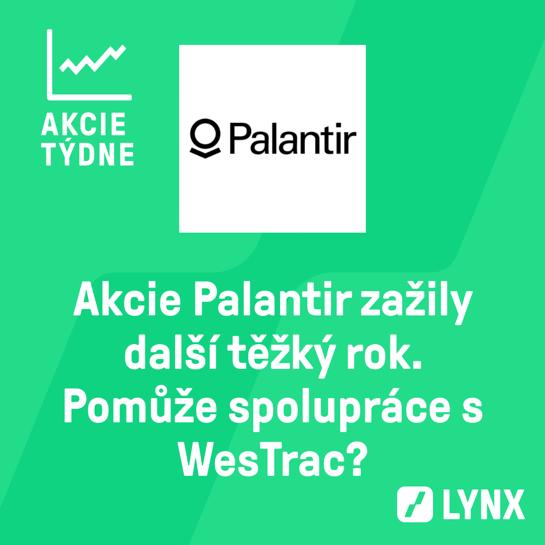 Akcie Palantir zažily další těžký rok. Pomůže spolupráce s WesTrac?