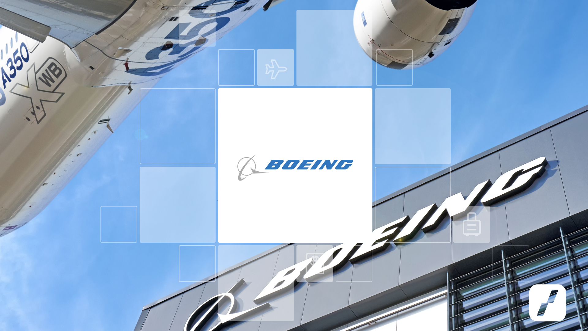 Akcie Boeing: Logo společnosti