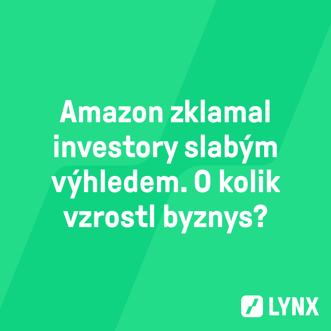 Amazon zklamal investory slabým výhledem. O kolik vzrostl byznys?