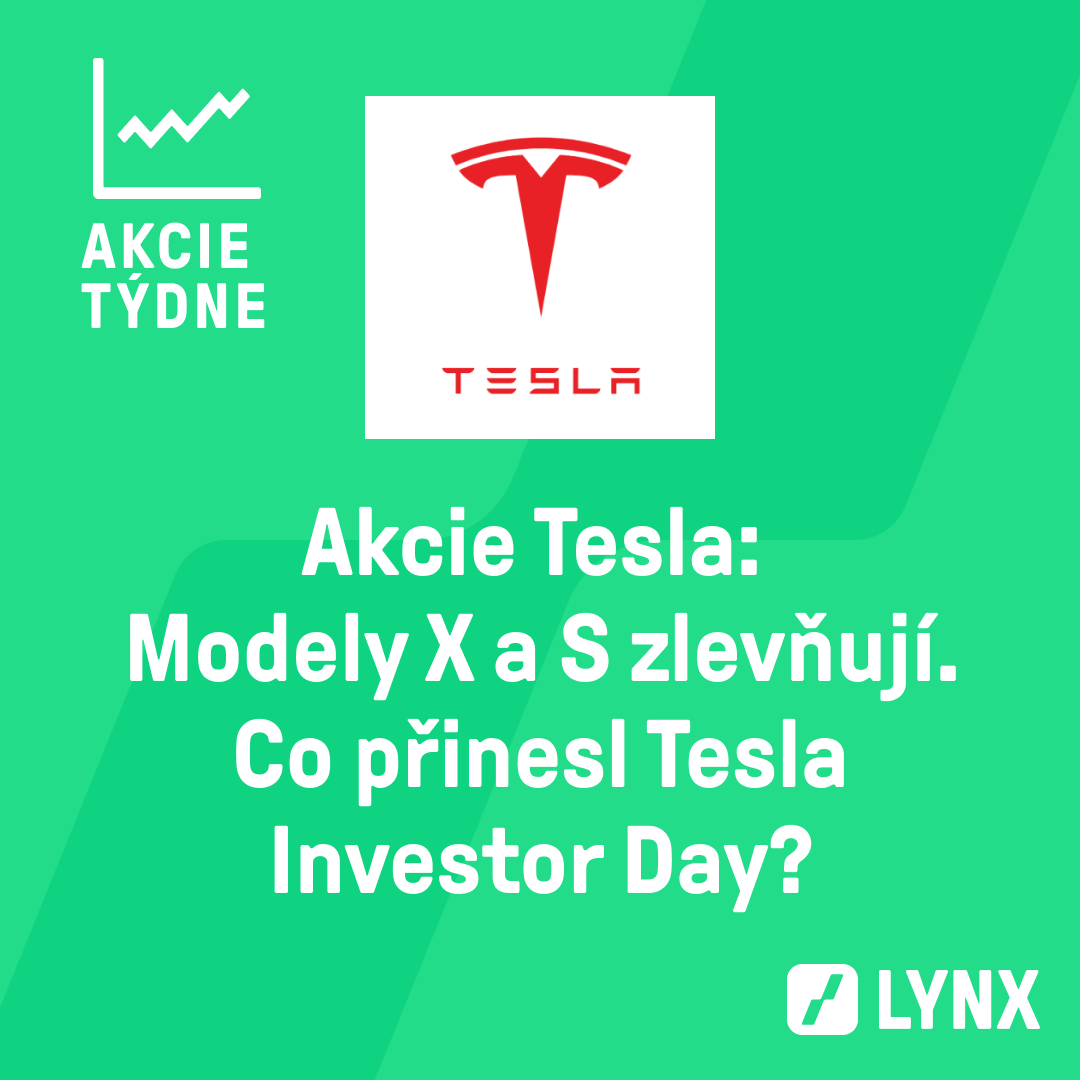 Akcie Tesla: Modely X a S zlevňují. Co přinesl Tesla Investor Day