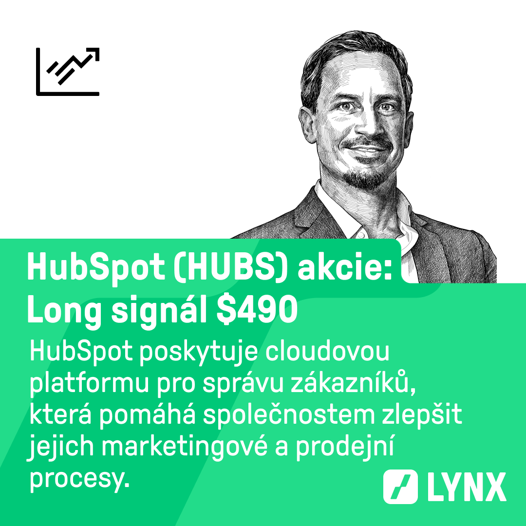 Long signál $490 na akcie HubSpot (HUBS)