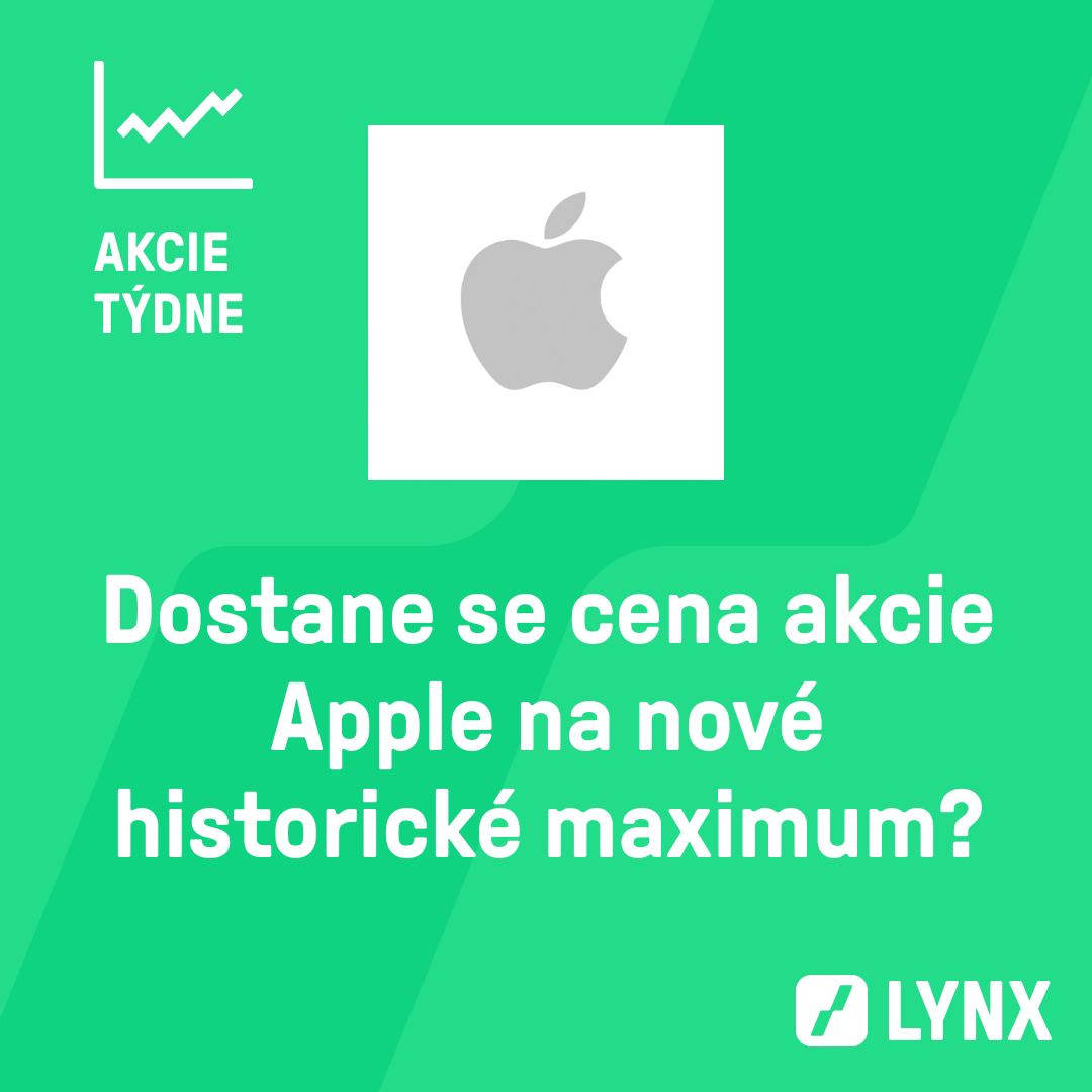 Dostane se cena akcie Apple na nové historické maximum?