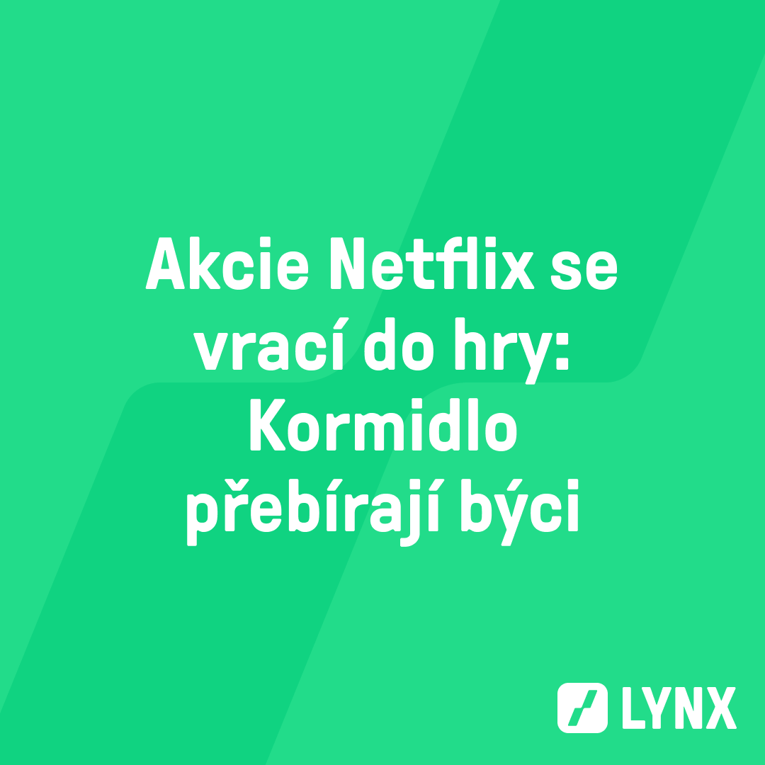Akcie Netflix se vrací do hry: Kormidlo přebírají býci