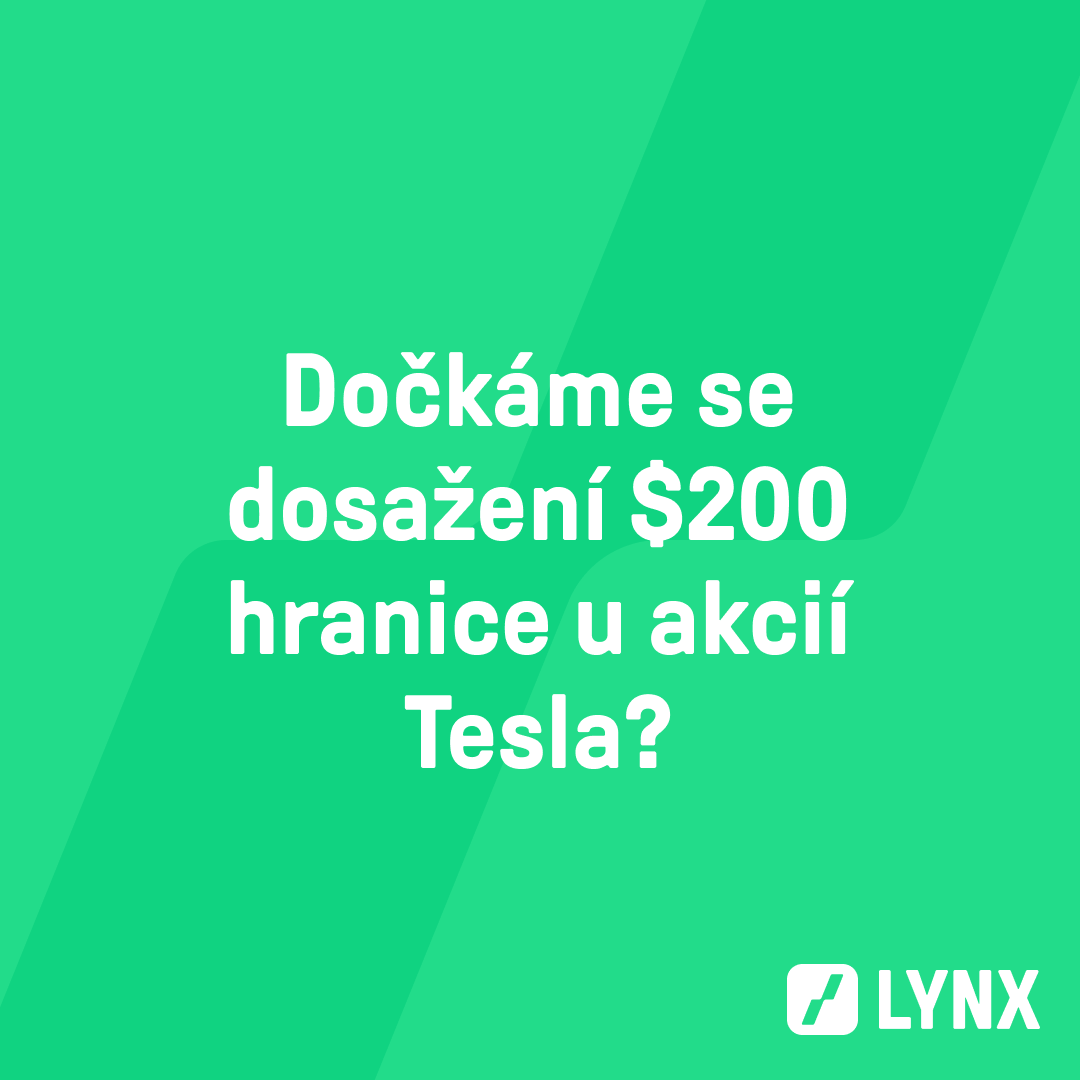 Dočkáme se dosažení $200 hranice u akcií Tesla?