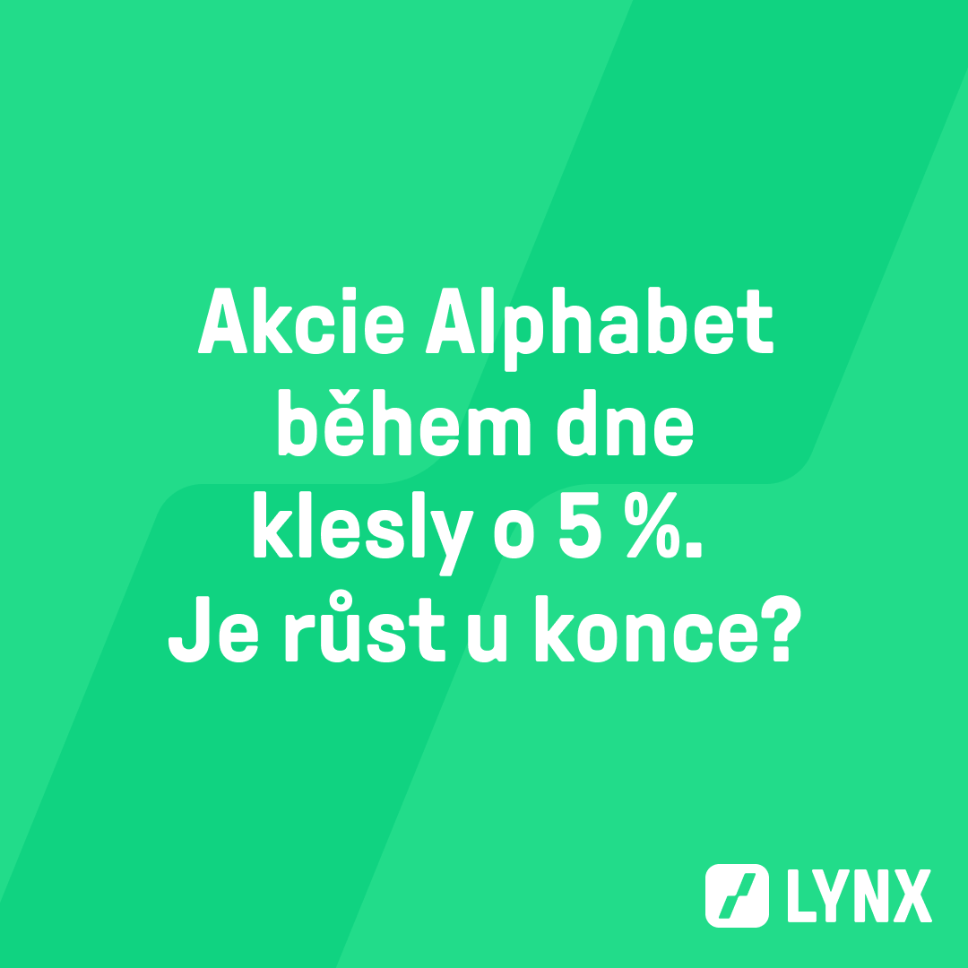 Akcie Alphabet během dne klesly o 5 %. Je růst u konce?