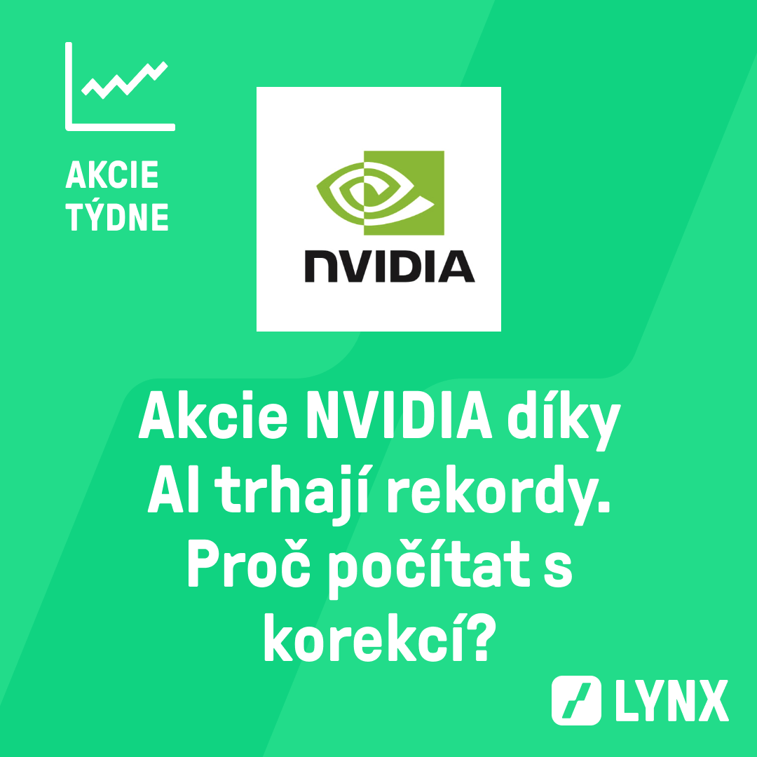 Akcie NVIDIA díky AI trhají rekordy. Proč počítat s korekcí?