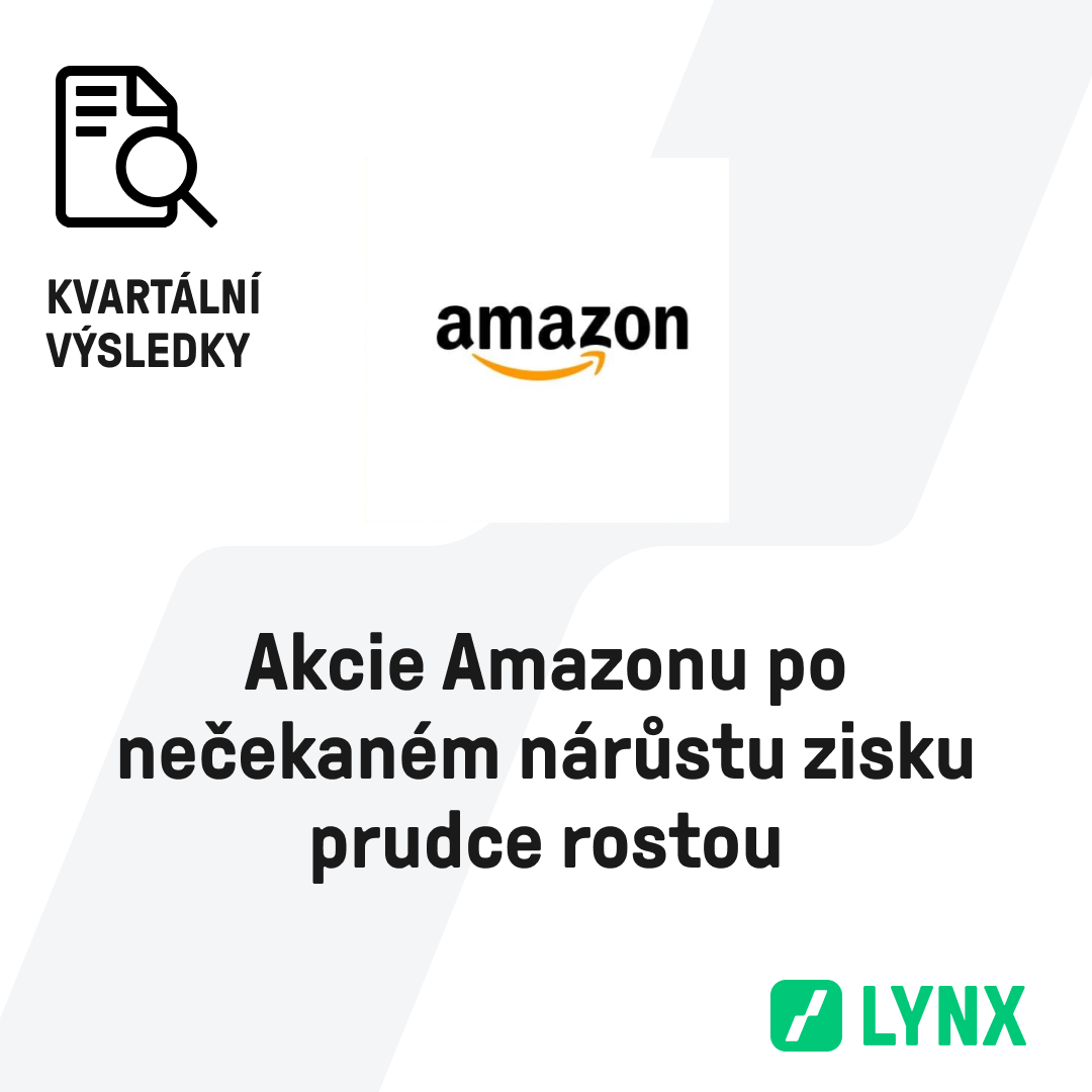 Akcie Amazonu po nečekaném nárůstu zisku prudce rostou: Q2 výsledky