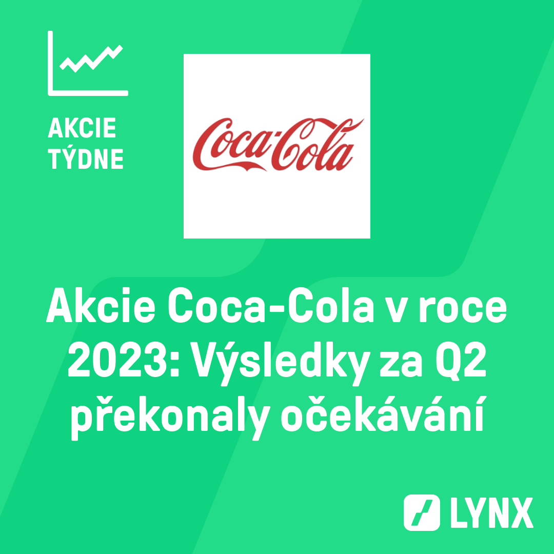 Akcie Coca-Cola v roce 2023: Výsledky za Q2 překonaly očekávání