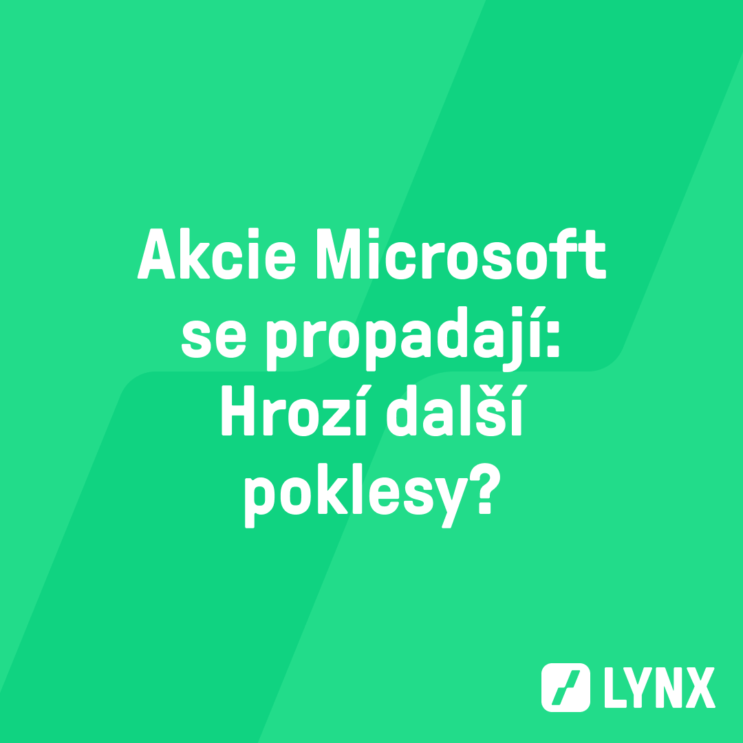Akcie Microsoft se propadají: Hrozí další poklesy?