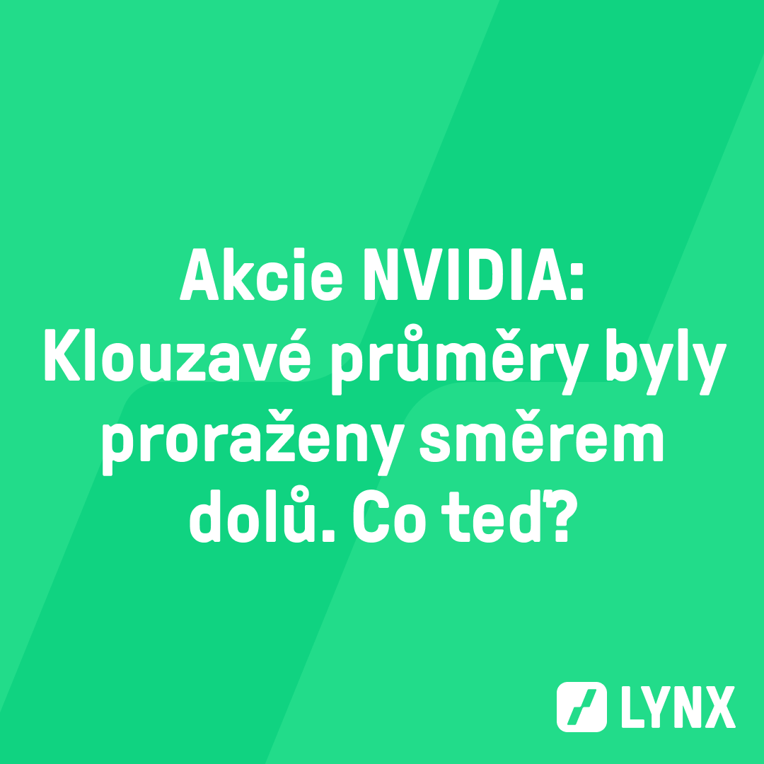 Akcie NVIDIA: Klouzavé průměry byly proraženy směrem dolů. Co teď?