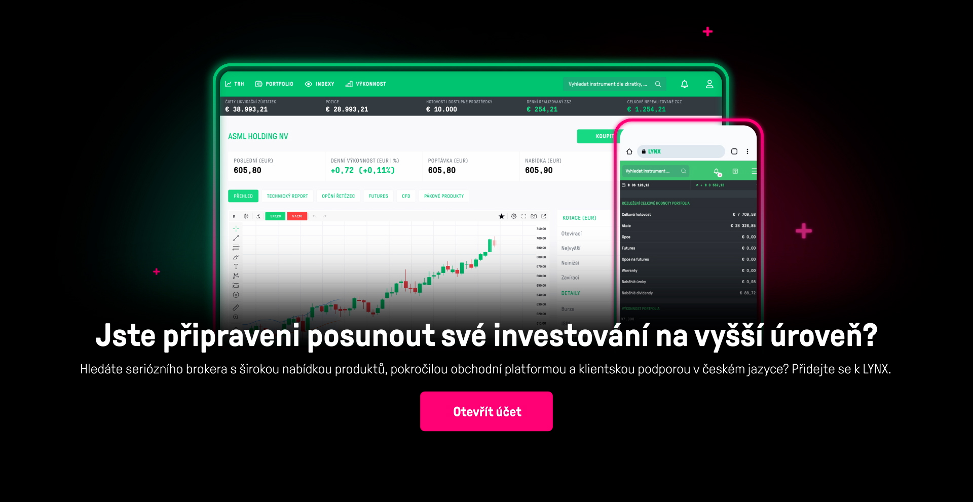 Jste připraveni posunout své investování na vyšší úroveň?
