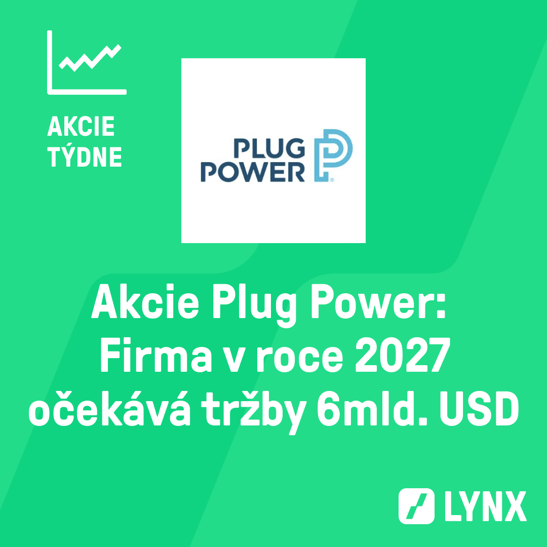 Akcie Plug Power: Firma v roce 2027 očekává tržby 6mld. USD