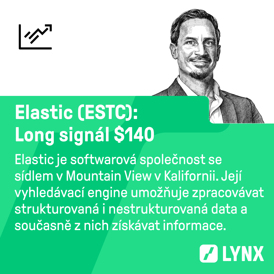 Long signál $140 na akcie Elastic (ESTC)