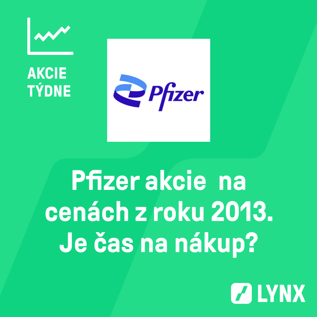 Pfizer akcie na cenách z roku 2013. Je čas na nákup?