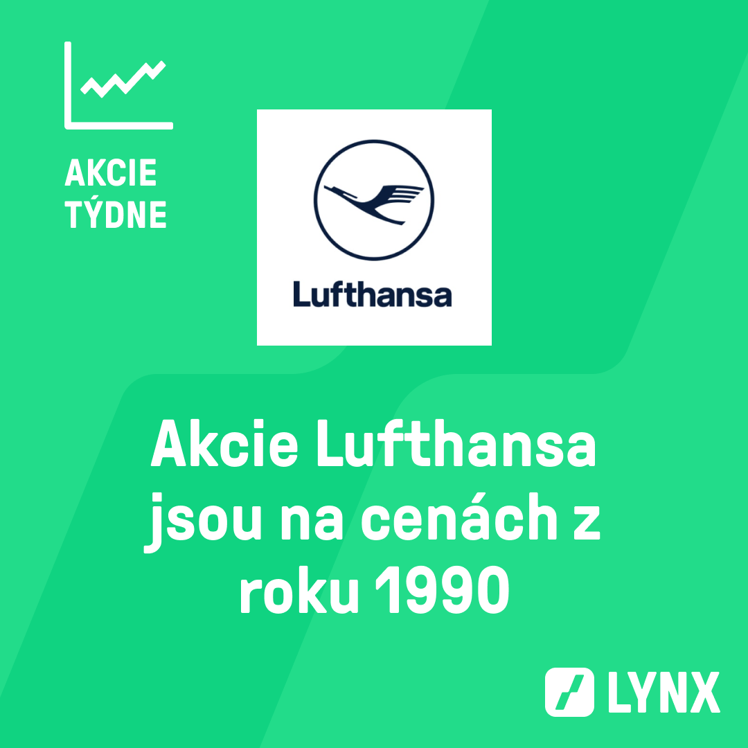 Akcie Lufthansa jsou na cenách z roku 1990
